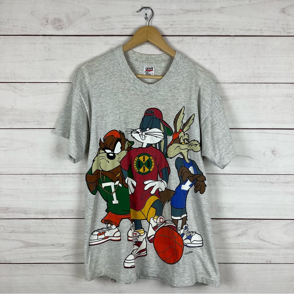 Vintage 1993 Looney Tunes X Cross Colors T Shirt Large - Gem